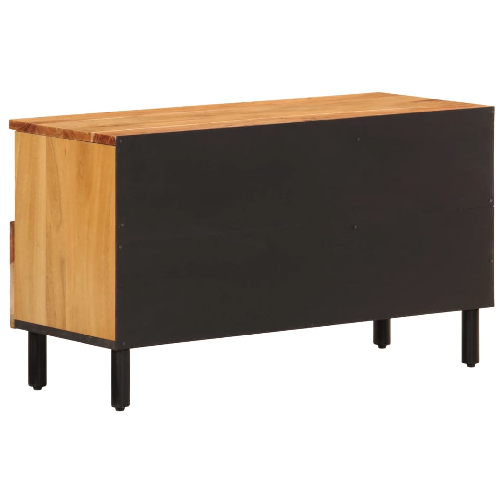 Tv-møbel 80x33x46 cm massivt akacietræ