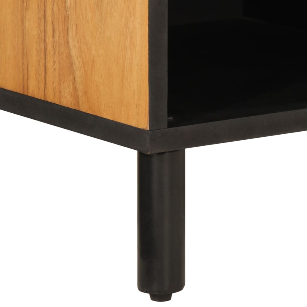 Tv-møbel 80x33x46 cm massivt akacietræ