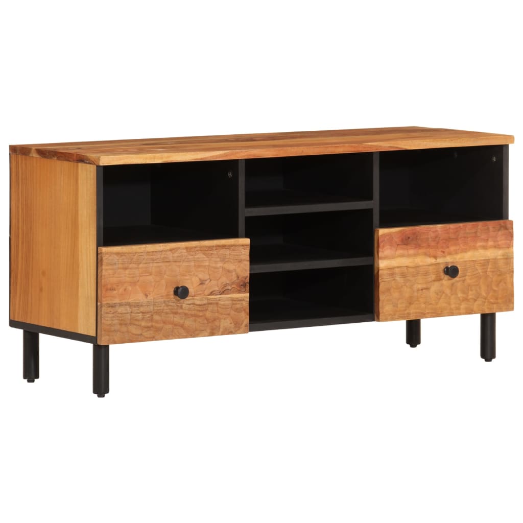 TV-møbel 100x33x46 cm massivt akacietræ