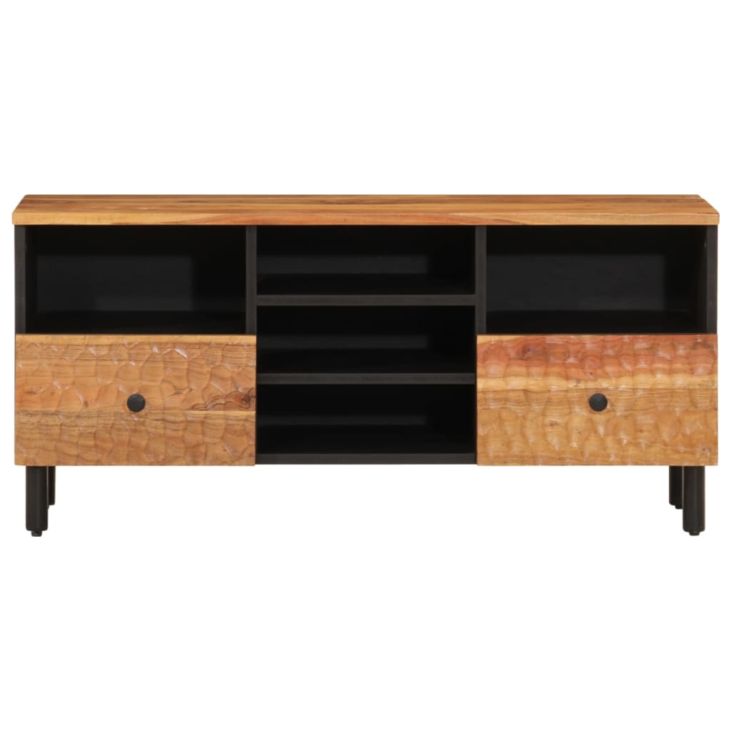 TV-møbel 100x33x46 cm massivt akacietræ