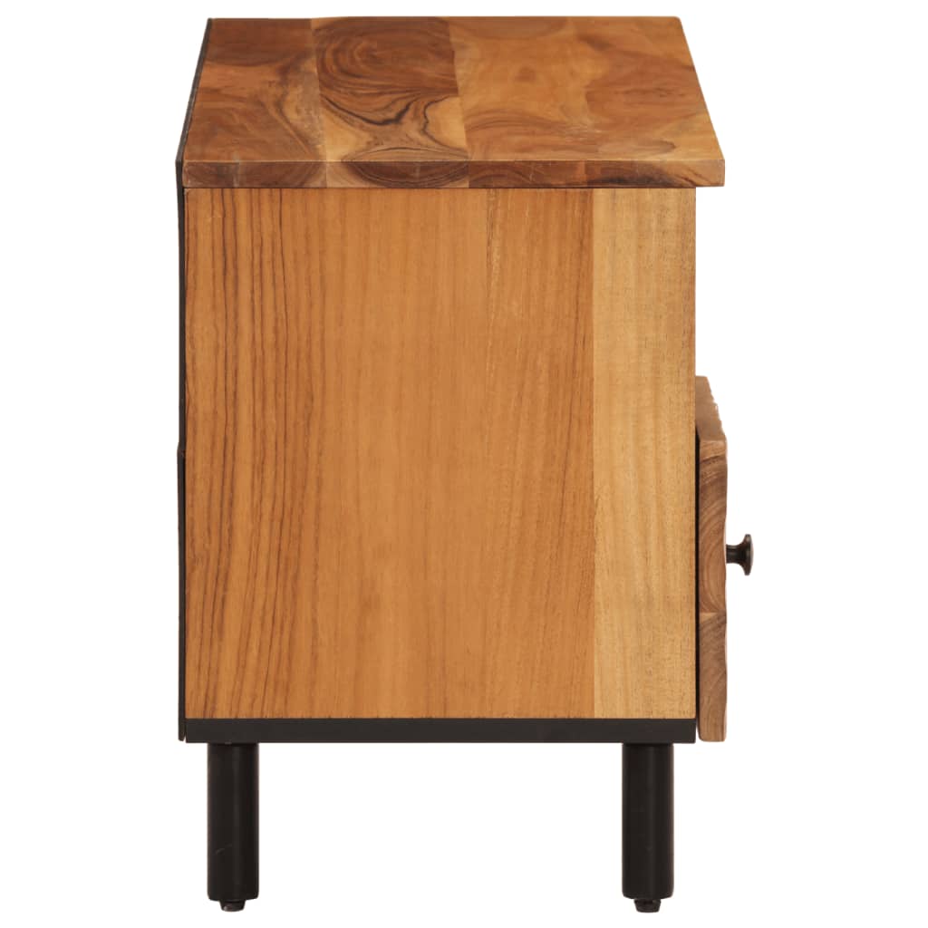 TV-møbel 100x33x46 cm massivt akacietræ