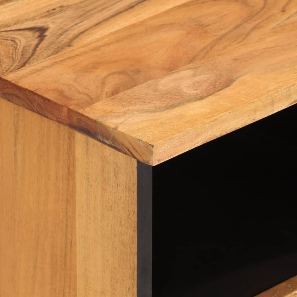 TV-møbel 100x33x46 cm massivt akacietræ