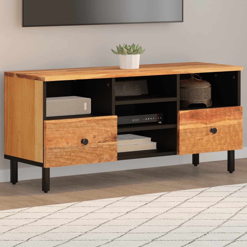 TV-møbel 100x33x46 cm massivt akacietræ