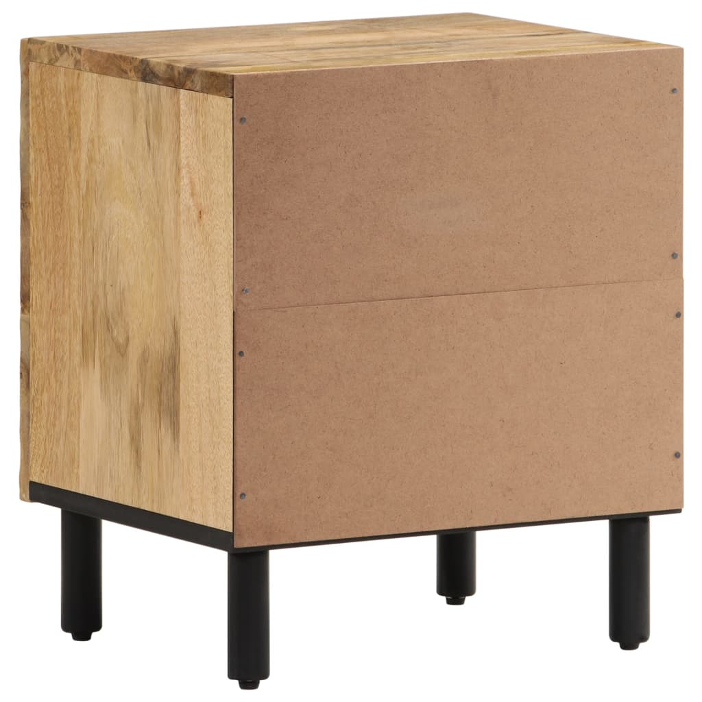 Sengebord 40x33x46 cm massivt mangotræ