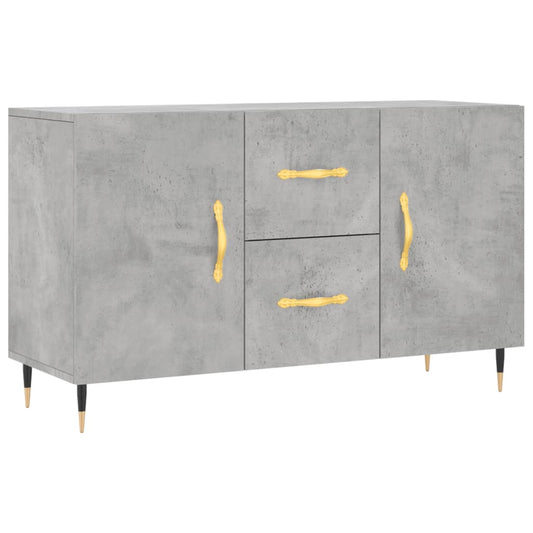 Sideboard Betongrau 100x36x60 cm Holzwerkstoff