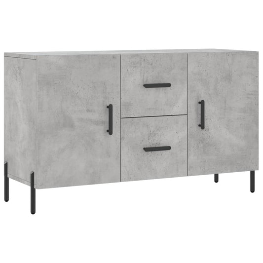 Sideboard Betongrau 100x36x60 cm Holzwerkstoff