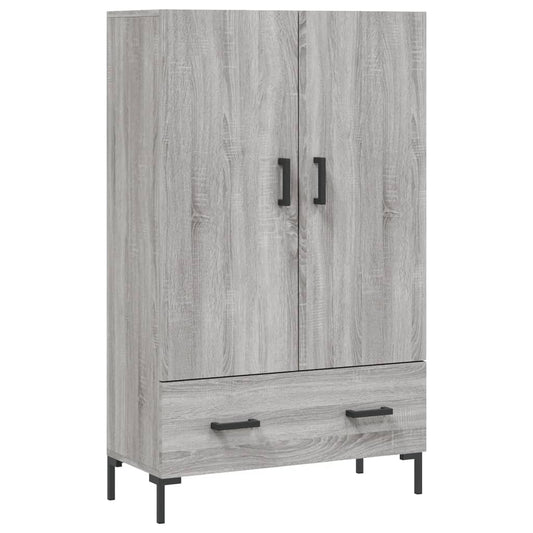 Highboard Grau Sonoma 69,5x31x115 cm Holzwerkstoff