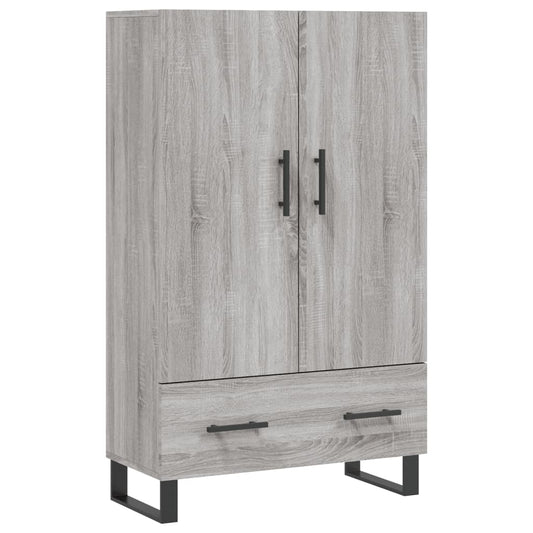 Highboard Grau Sonoma 69,5x31x115 cm Holzwerkstoff