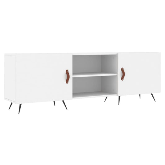 TV-Schrank Weiß 150x30x50 cm Holzwerkstoff