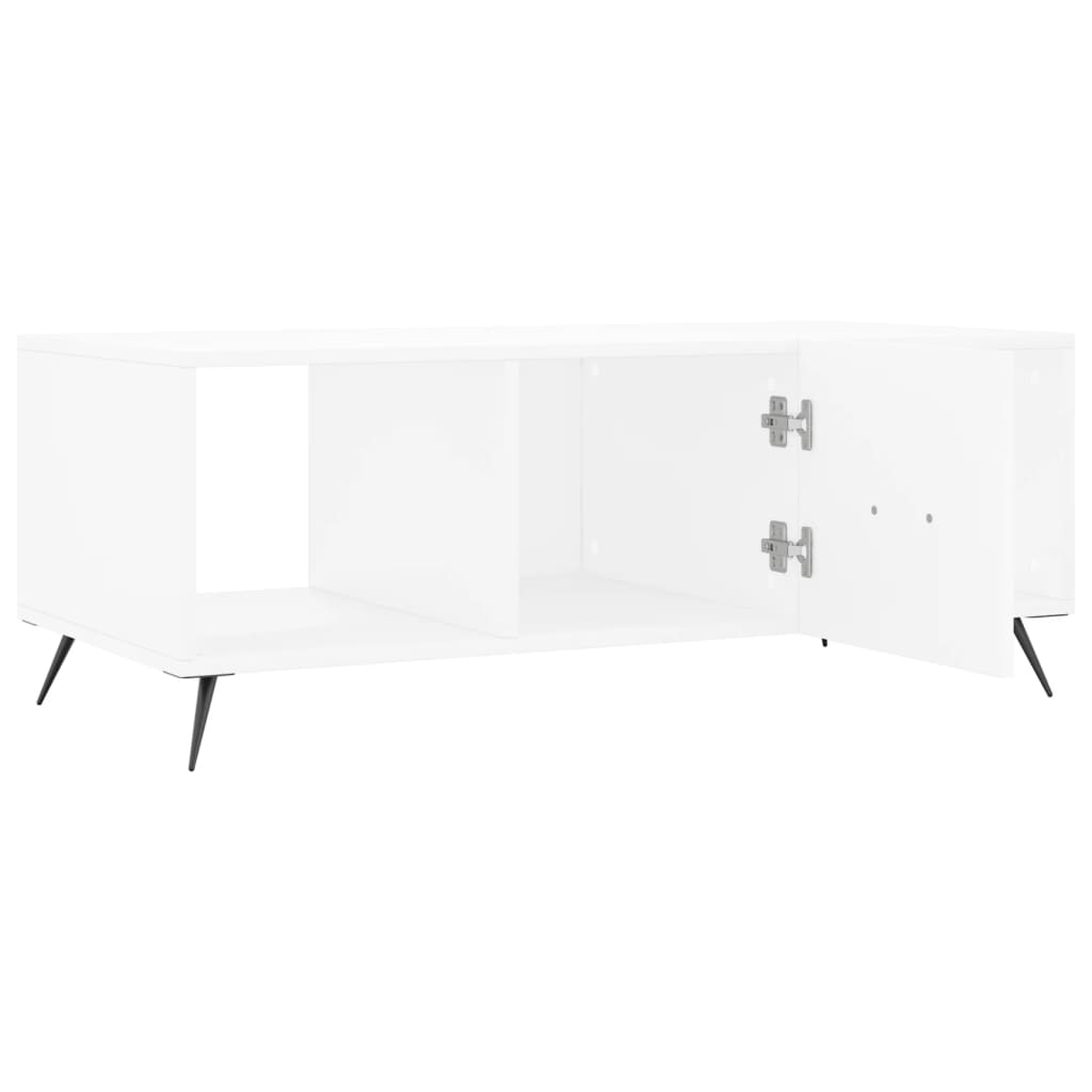 Sofabord Hvid 102x50x40 cm Træ Materiale
