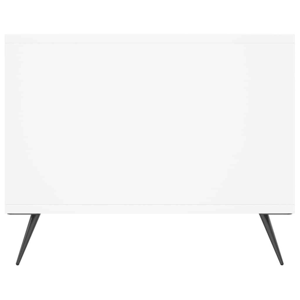 Sofabord Hvid 102x50x40 cm Træ Materiale