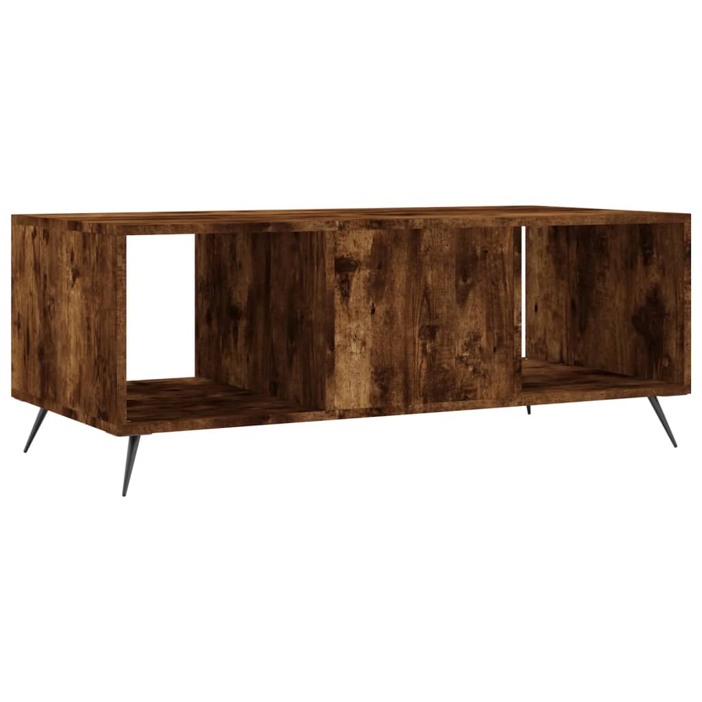 Sofabord røget eg 102x50x40 cm træmateriale