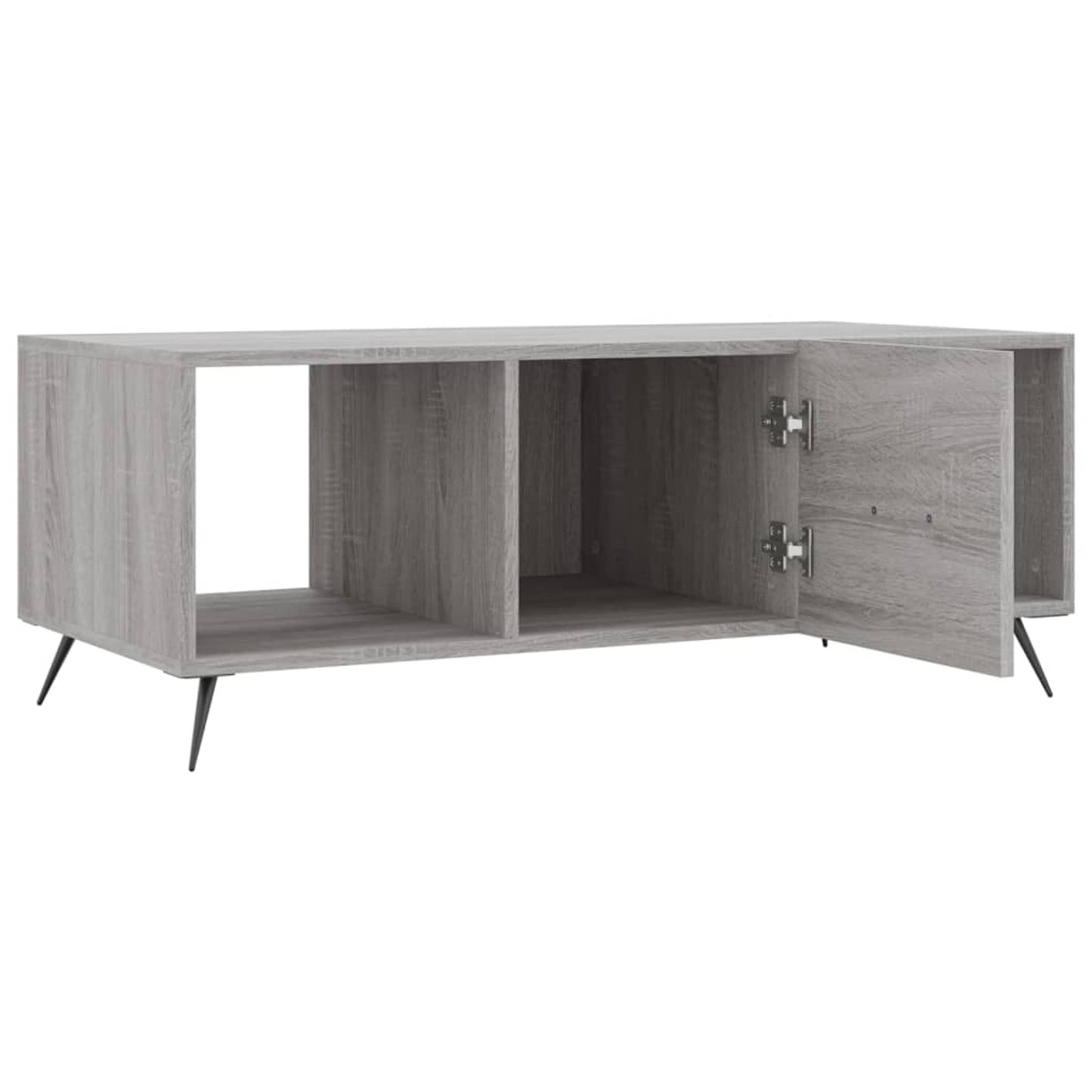 Sofabord Grå Sonoma 102x50x40 cm Træmateriale