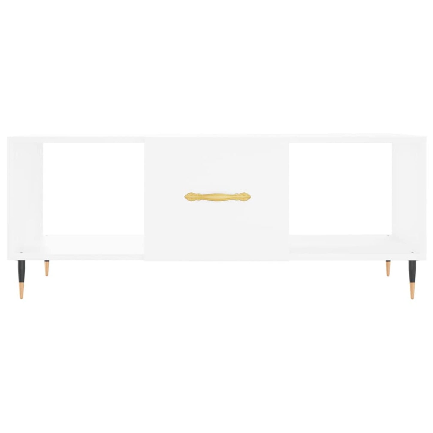 Sofabord Hvid 102x50x40 cm Træ Materiale