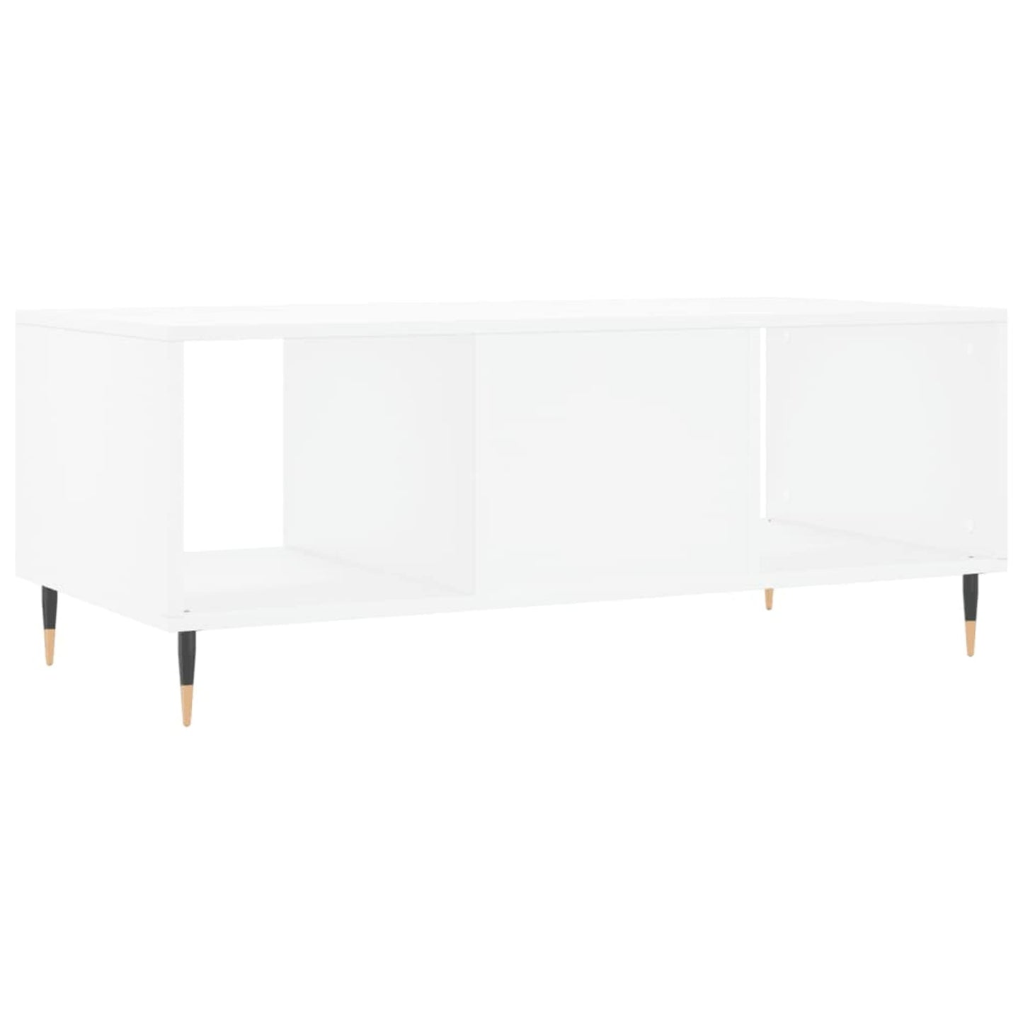 Sofabord Hvid 102x50x40 cm Træ Materiale