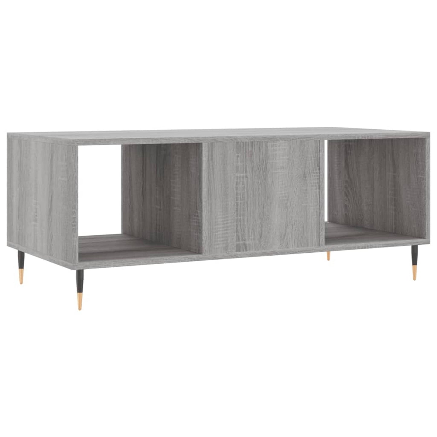 Sofabord Grå Sonoma 102x50x40 cm Træmateriale