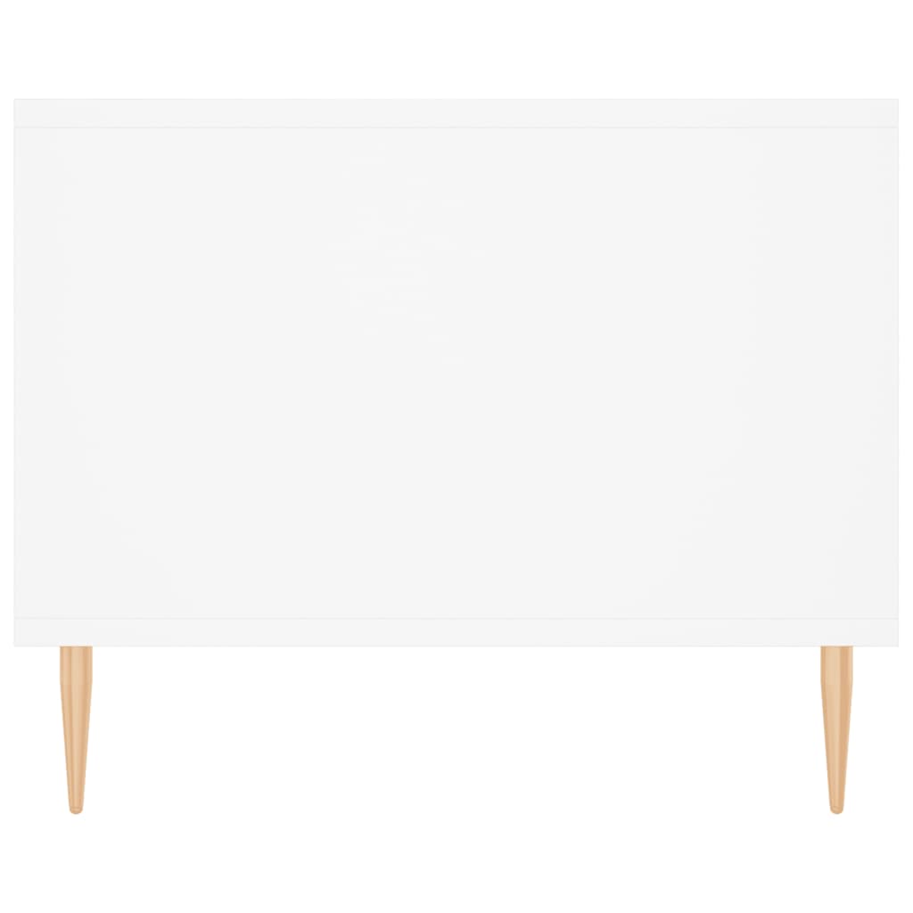 Sofabord Hvid 102x50x40 cm Træ Materiale