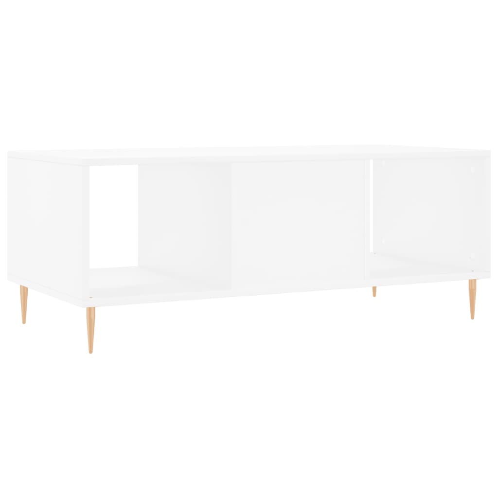 Sofabord Hvid 102x50x40 cm Træ Materiale
