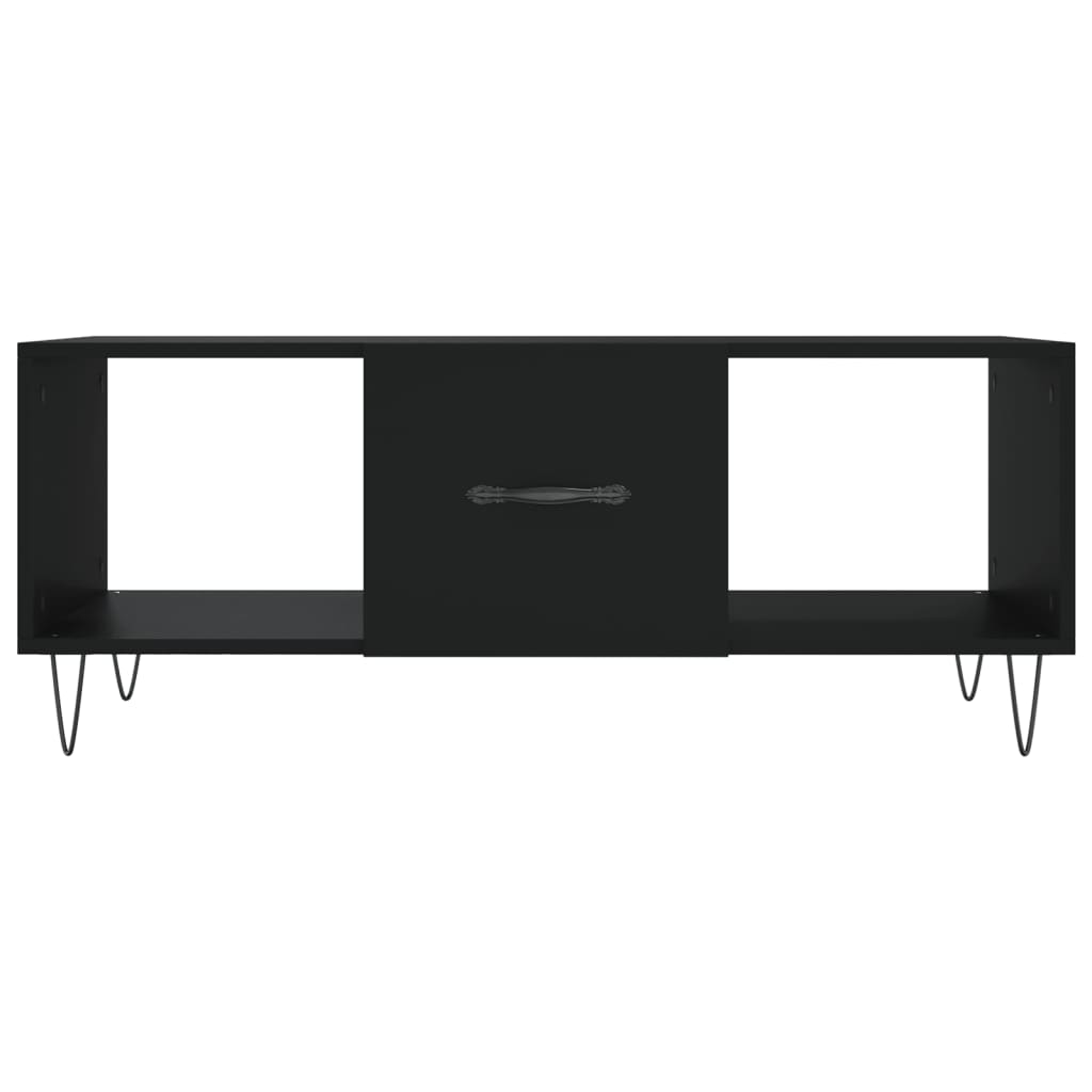 Sofabord Sort 102x50x40 cm Træmateriale