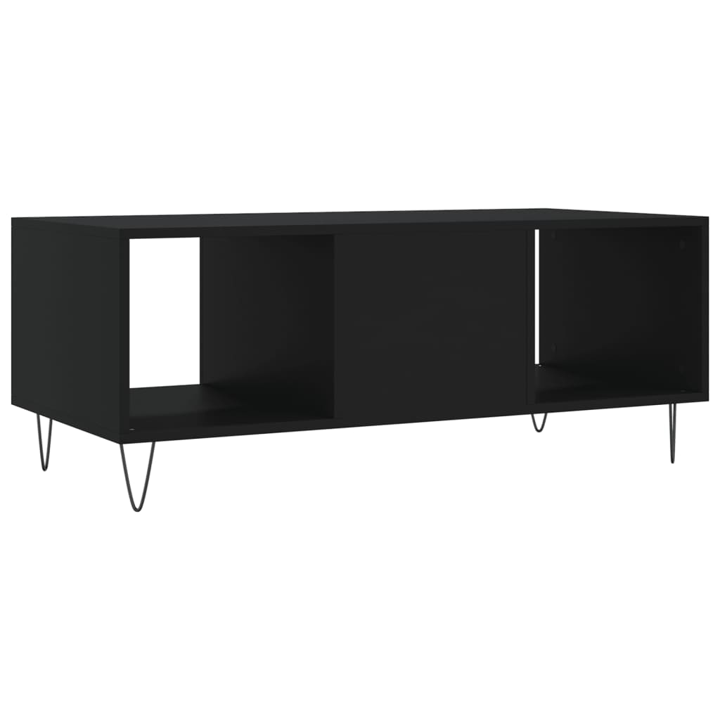 Sofabord Sort 102x50x40 cm Træmateriale