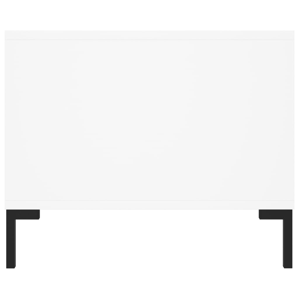 Sofabord Hvid 102x50x40 cm Træ Materiale