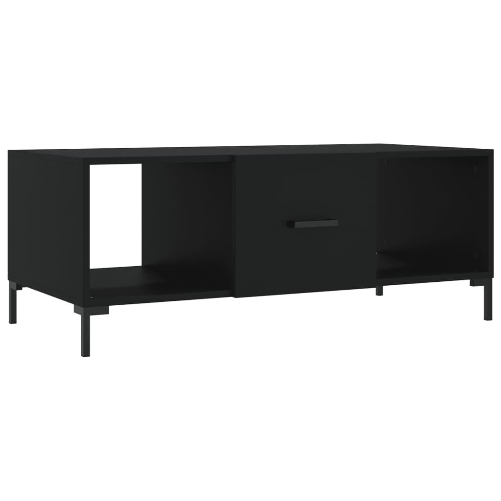Sofabord Sort 102x50x40 cm Træmateriale