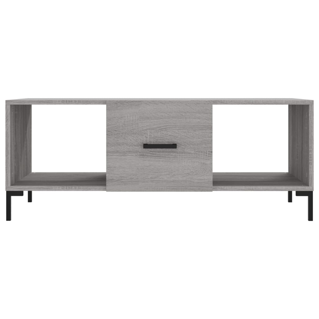 Sofabord Grå Sonoma 102x50x40 cm Træmateriale