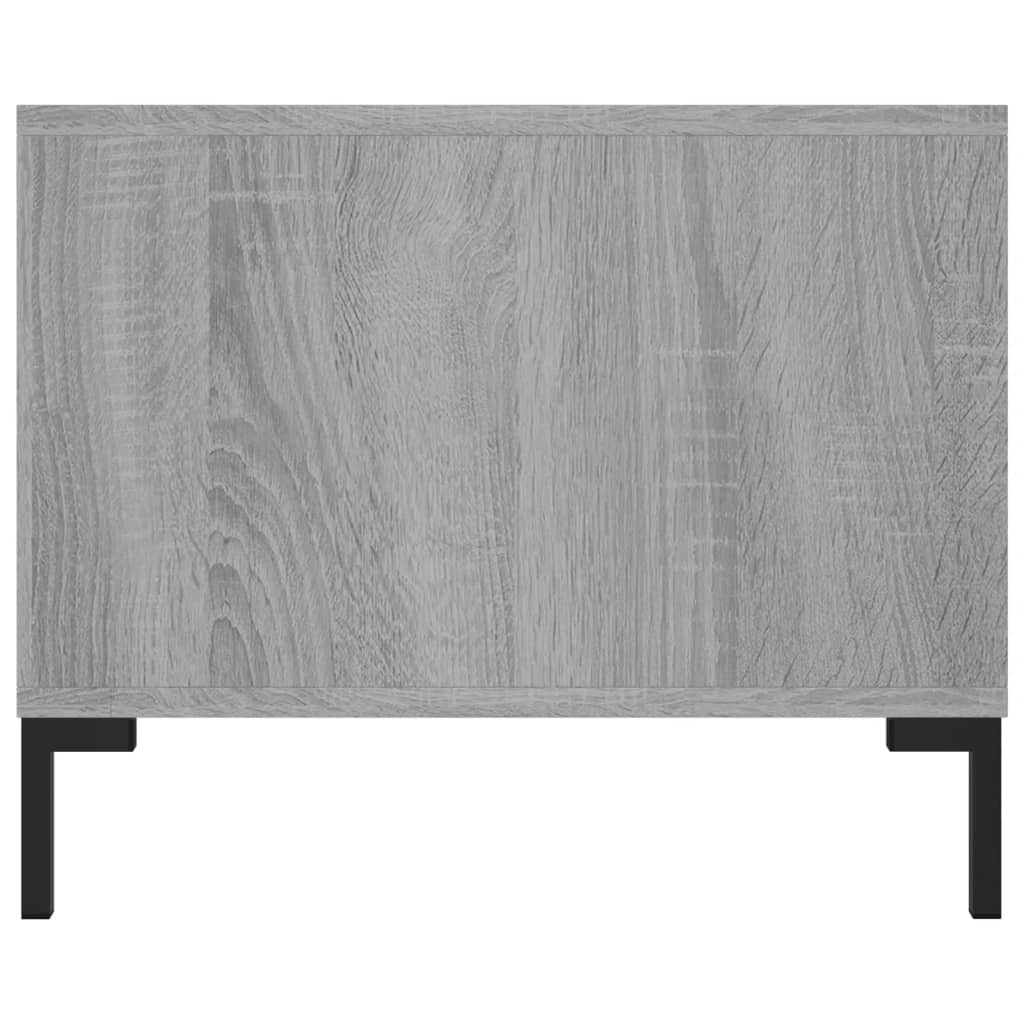 Sofabord Grå Sonoma 102x50x40 cm Træmateriale