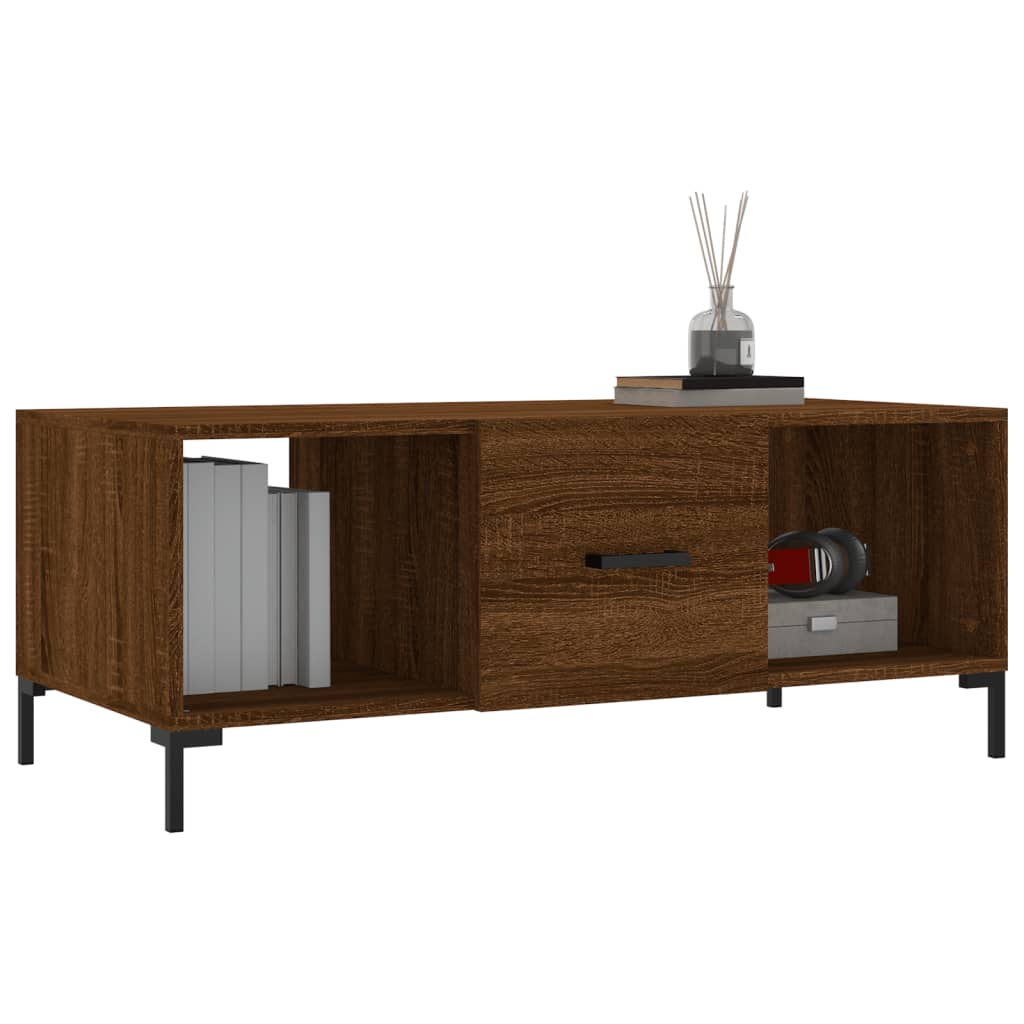 Sofabord Brun Eg Look 102x50x40 cm Træmateriale