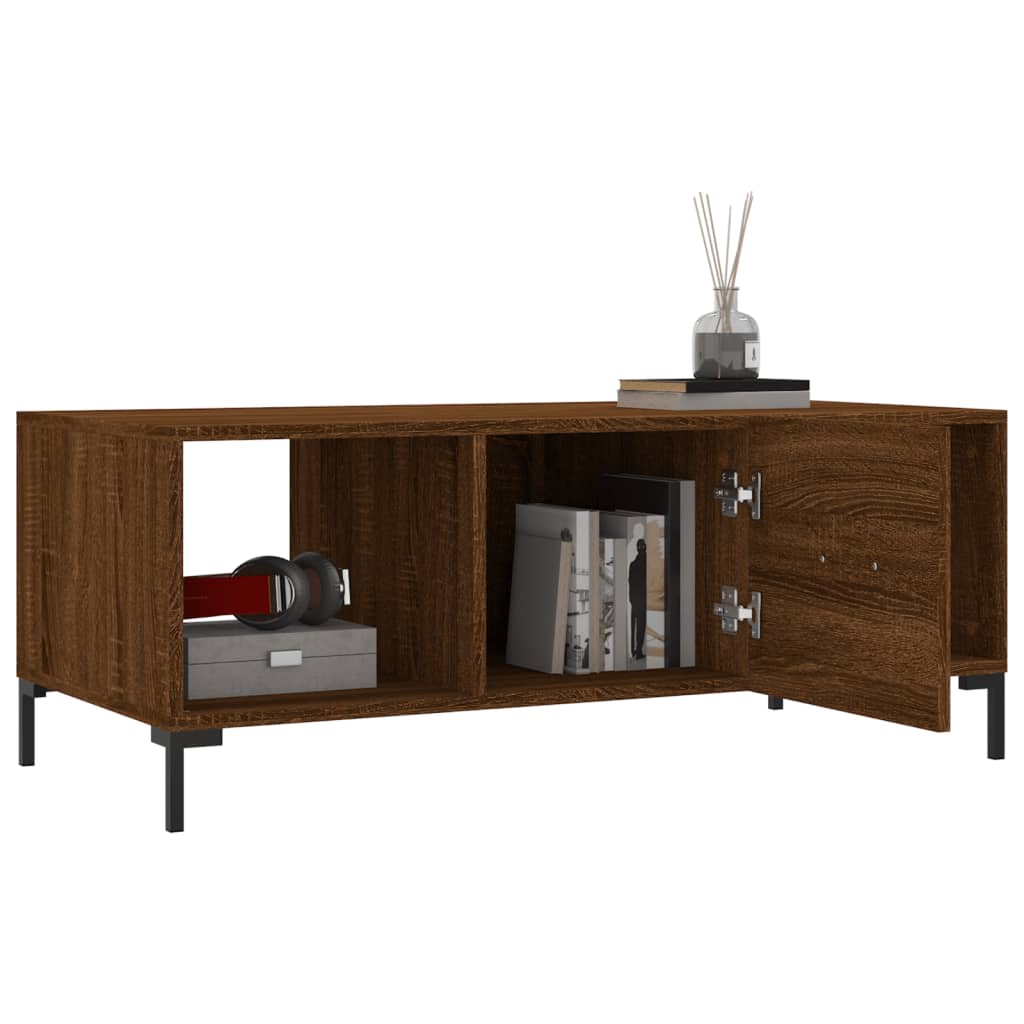 Sofabord Brun Eg Look 102x50x40 cm Træmateriale