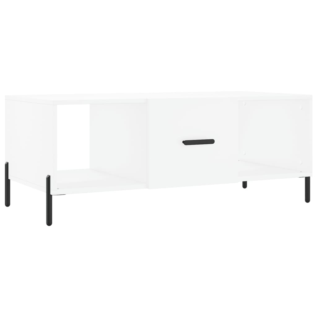 Sofabord Hvid 102x50x40 cm Træ Materiale