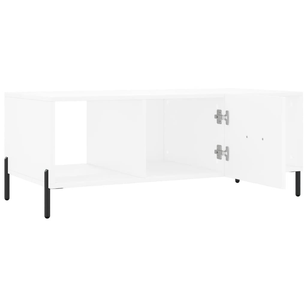 Sofabord Hvid 102x50x40 cm Træ Materiale
