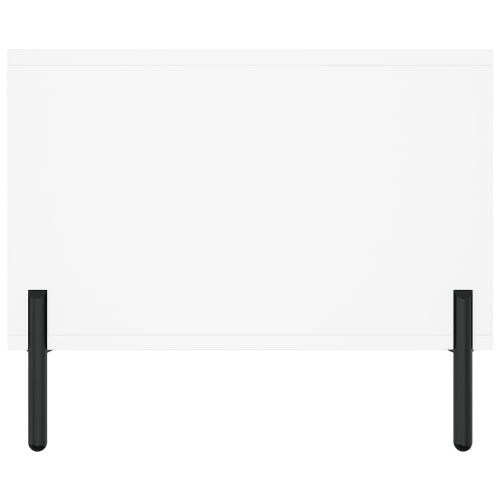 Sofabord Hvid 102x50x40 cm Træ Materiale