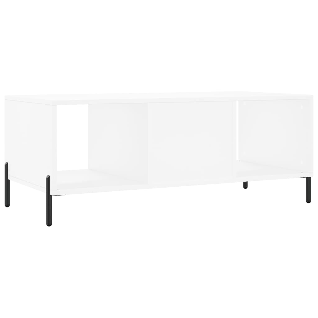 Sofabord Hvid 102x50x40 cm Træ Materiale