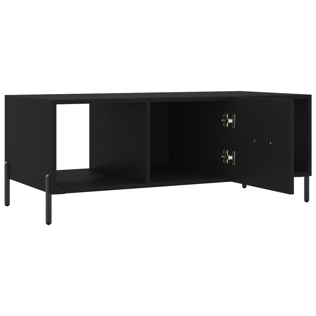 Sofabord Sort 102x50x40 cm Træmateriale