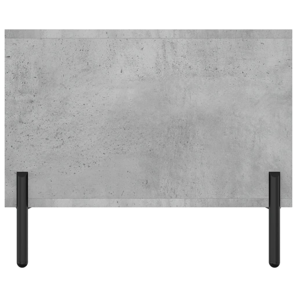 Sofabord betongrå 102x50x40 cm træmateriale