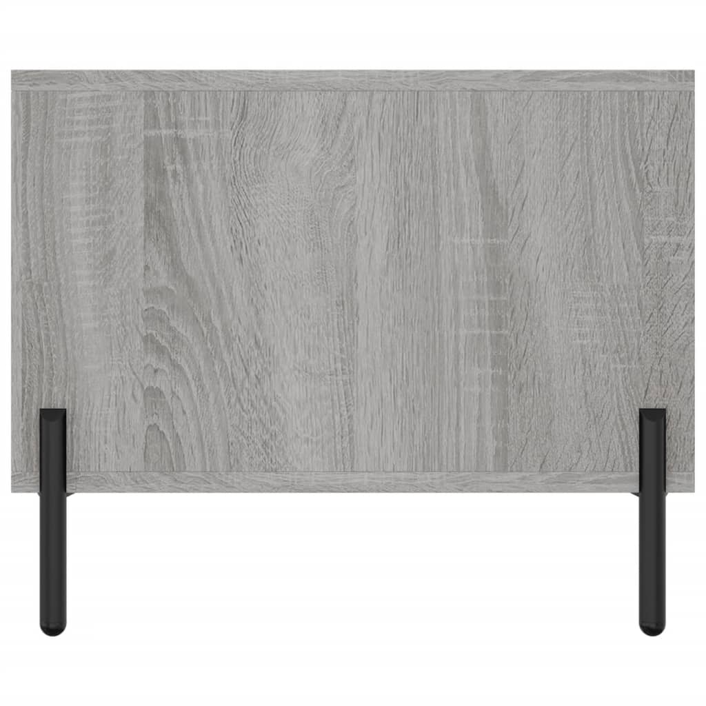 Sofabord Grå Sonoma 102x50x40 cm Træmateriale