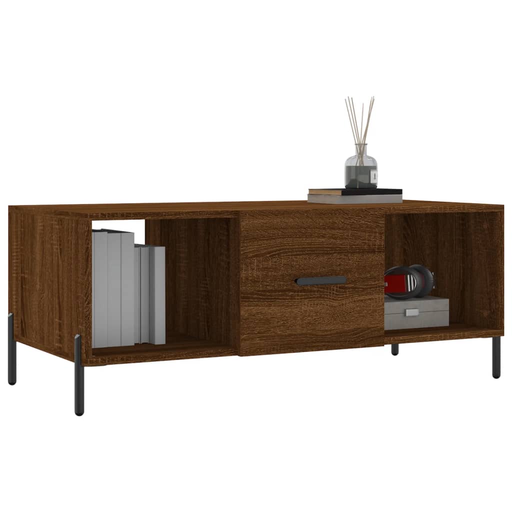 Sofabord Brun Eg Look 102x50x40 cm Træmateriale