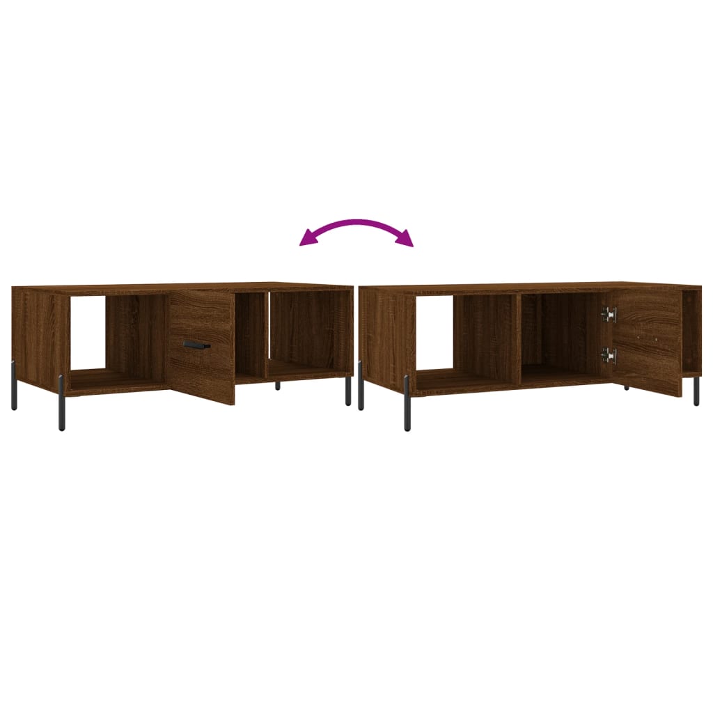 Sofabord Brun Eg Look 102x50x40 cm Træmateriale