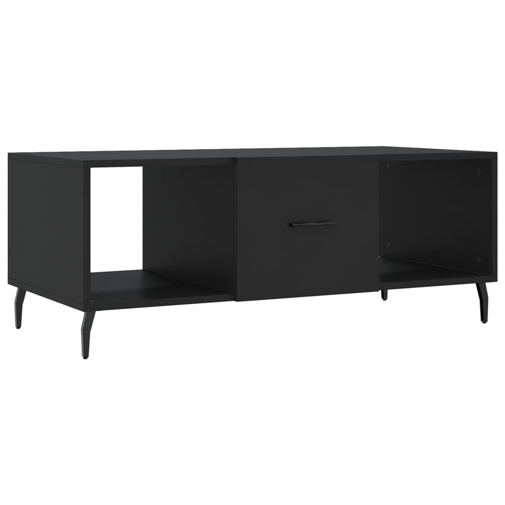 Sofabord Sort 102x50x40 cm Træmateriale
