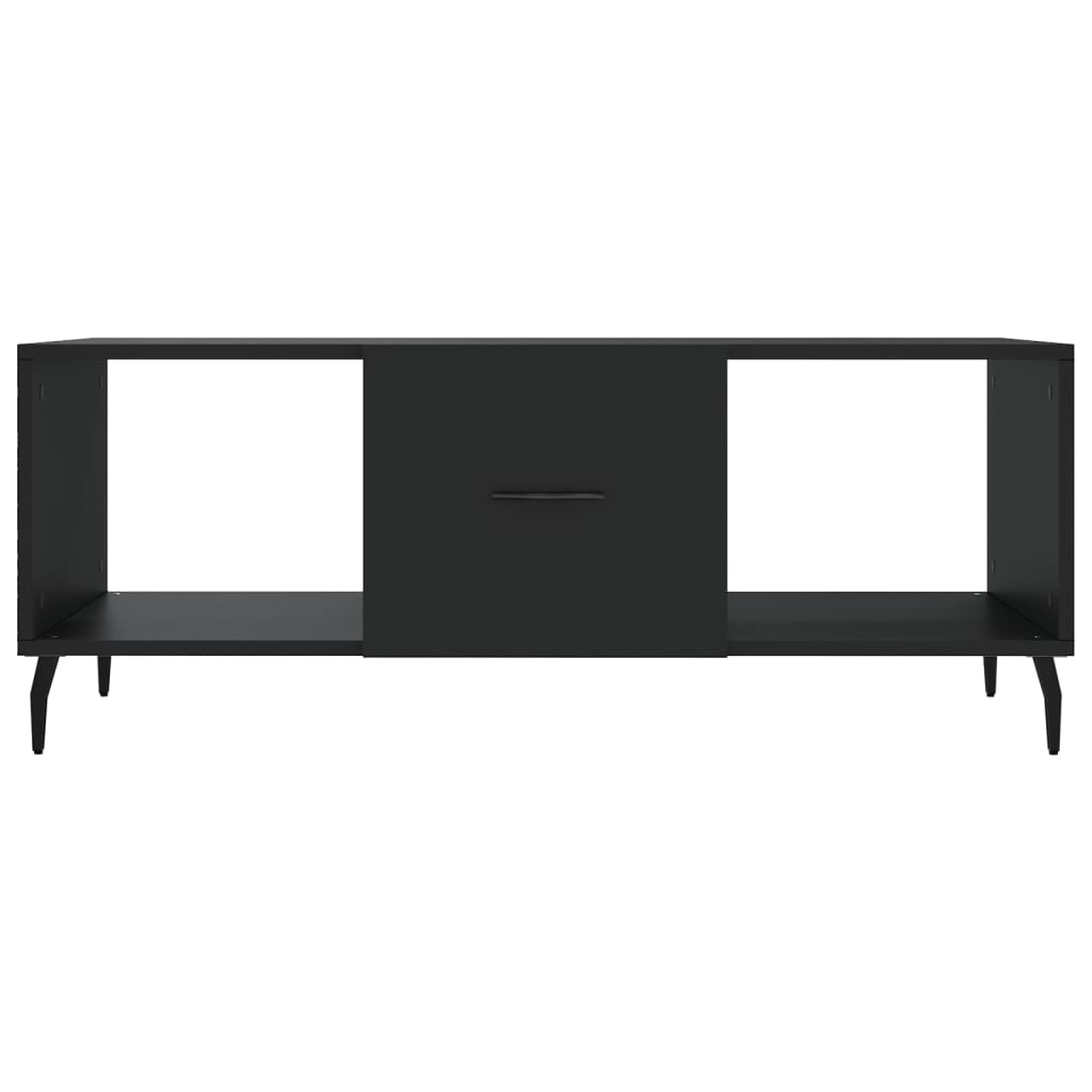 Sofabord Sort 102x50x40 cm Træmateriale