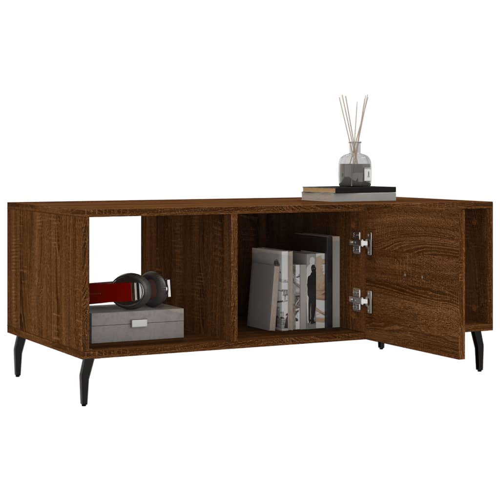 Sofabord Brun Eg Look 102x50x40 cm Træmateriale