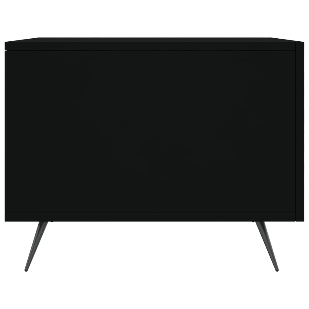 Sofaborde 2 stk Sort 50x50x40 cm Træmateriale
