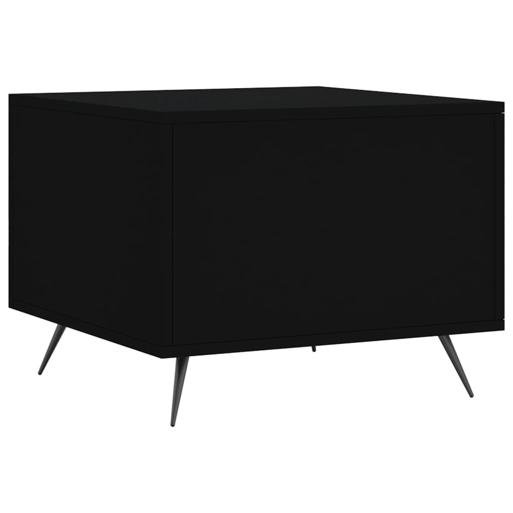 Sofaborde 2 stk Sort 50x50x40 cm Træmateriale