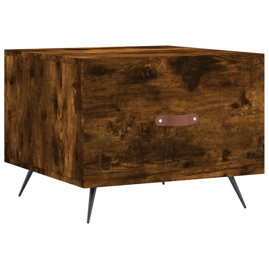 Sofabord røget eg 50x50x40 cm træmateriale