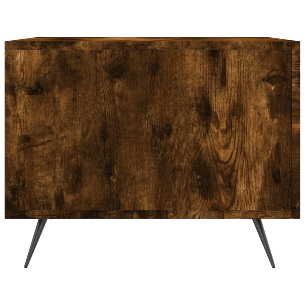 Sofabord røget eg 50x50x40 cm træmateriale