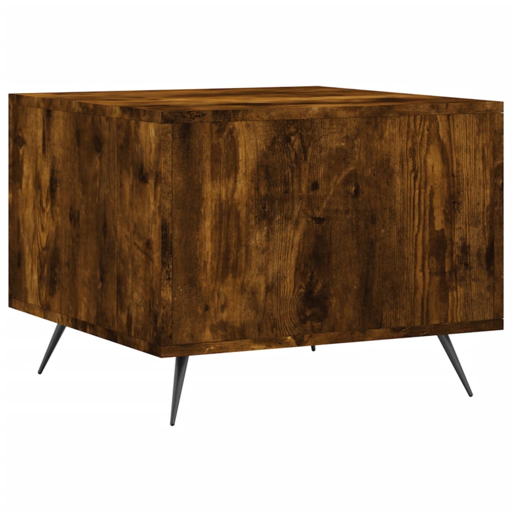 Sofabord røget eg 50x50x40 cm træmateriale