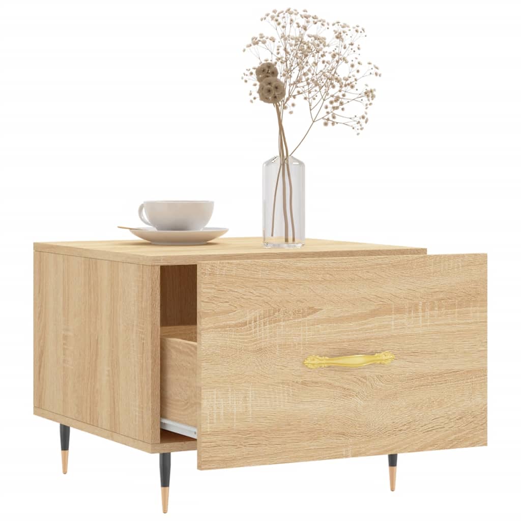 Sofaborde 2 stk Sonoma eg 50x50x40 cm træmateriale