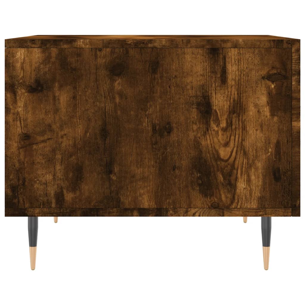 Sofaborde 2 stk Røget eg 50x50x40 cm træmateriale