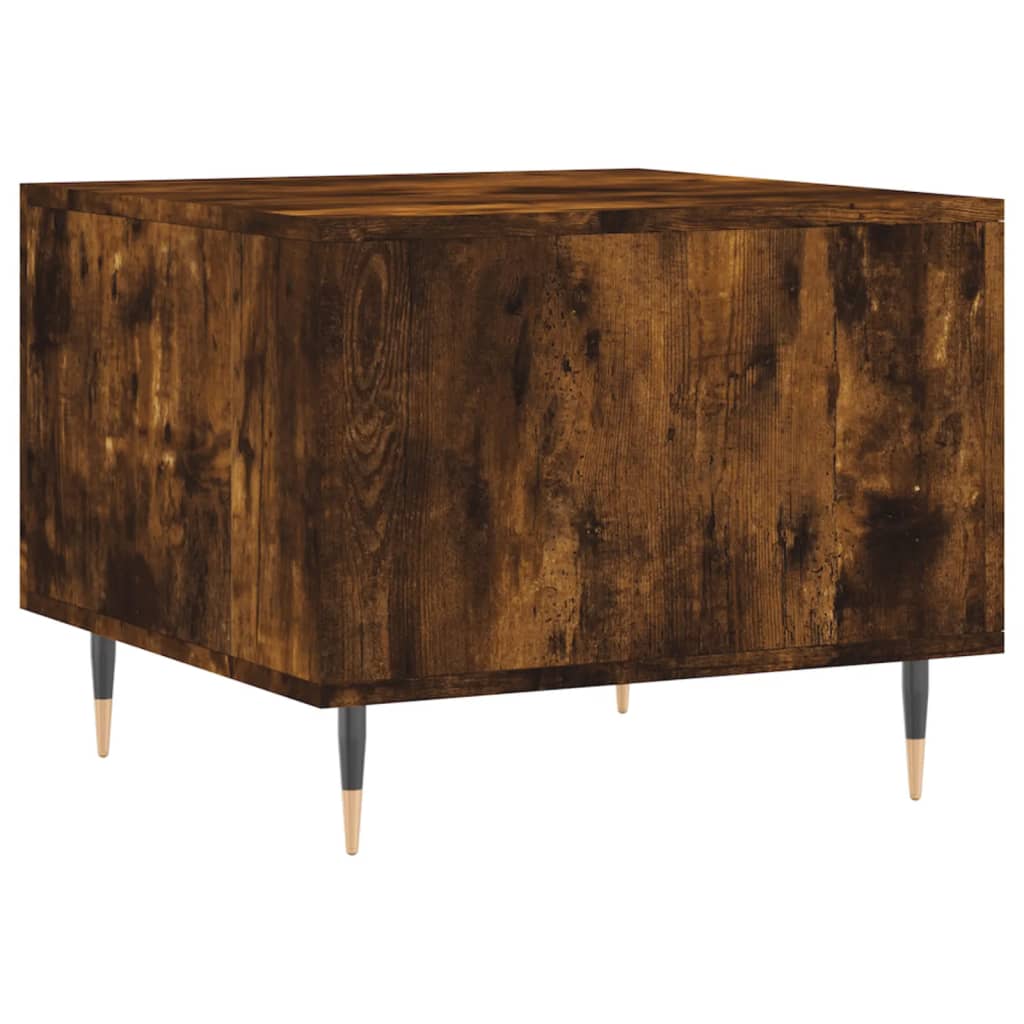Sofaborde 2 stk Røget eg 50x50x40 cm træmateriale